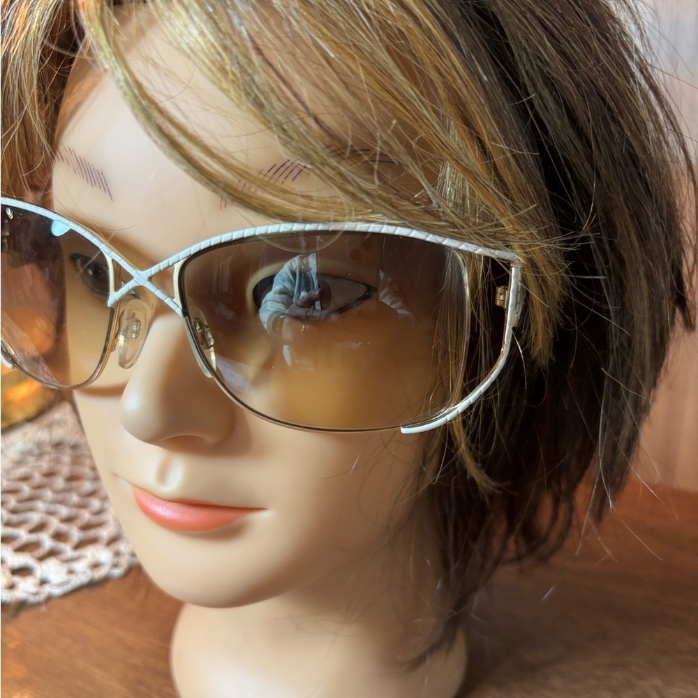 Cazal Vintage Model 9041 Gold and Brown Sunglasses Stylish Made in Germany - Picture 4 of 14